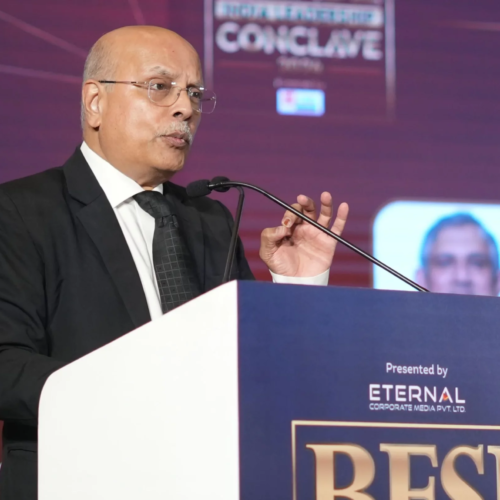 Shailesh Haribhakti, Non-Executive Chairman & Independent Director on multiple boards, delivering a compelling keynote address.