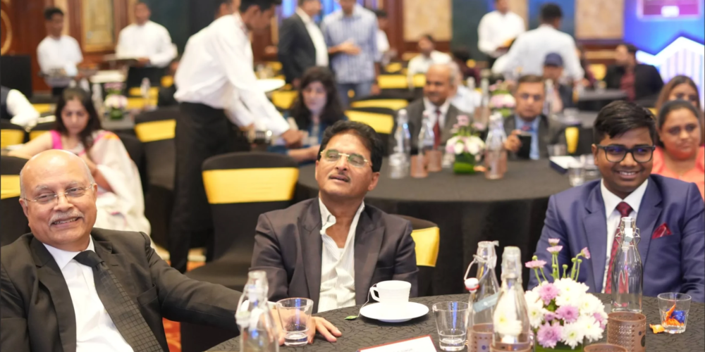 Umesh Revankar, Executive Vice Chairman of Shriram Finance Limited, presenting his keynote address.