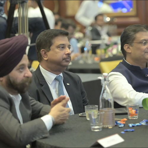 Umesh Revankar, Executive Vice Chairman of Shriram Finance Limited, presenting his keynote address.
