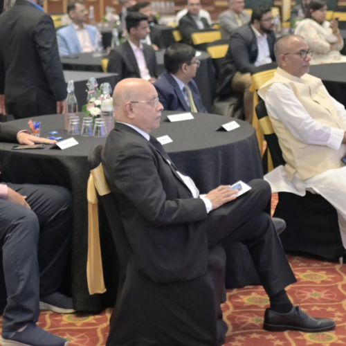 Umesh Revankar, Executive Vice Chairman of Shriram Finance Limited, presenting his keynote address.