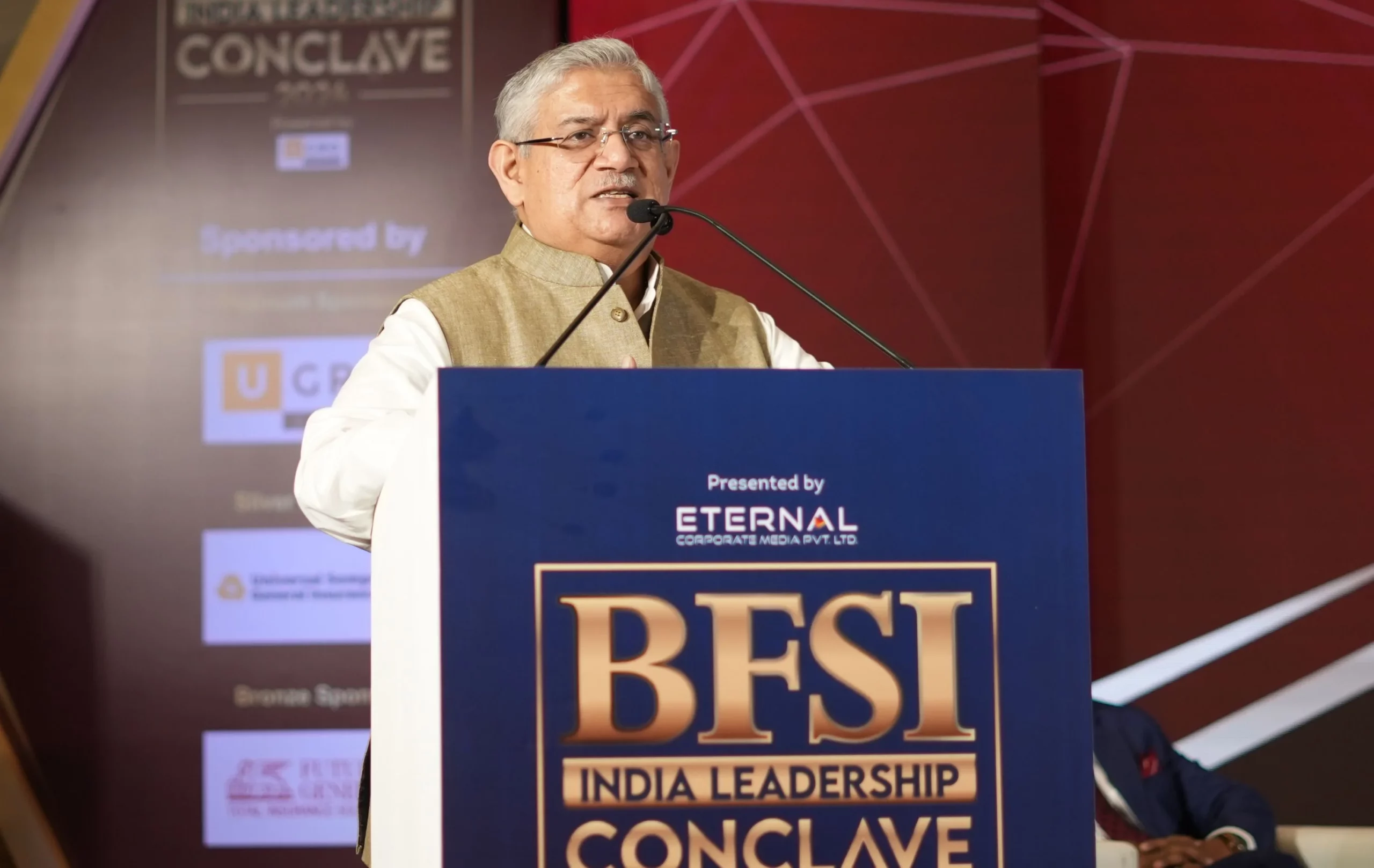 Sandip Patel, Managing Director of IBM India & South Asia, delivering his keynote address, highlighting AI’s transformative role in shaping India’s digital future.