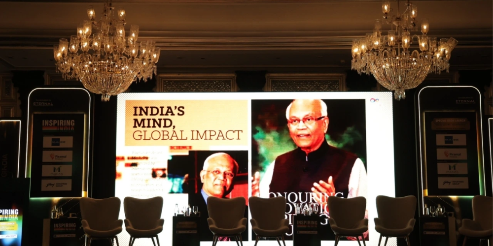 A specially curated short film chronicling the illustrious life and extraordinary journey of Dr. Raghunath Mashelkar being screened during the ceremony.