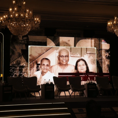 A specially curated short film chronicling the illustrious life and extraordinary journey of Dr. Raghunath Mashelkar being screened during the ceremony.
