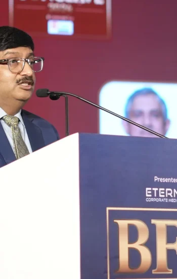 Shachindra Nath, Vice Chairman & MD of UGRO Capital Limited, sharing his perspectives during his keynote address.